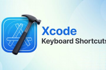 xcode keyboard shortcuts