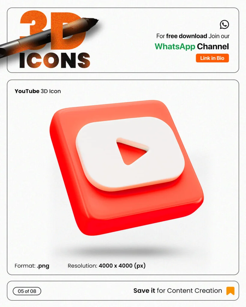 3D Social Media Icons PNG Free Download 3D Social Media Icons PNG Free Download