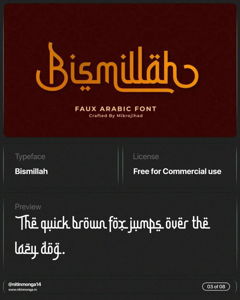 Best Arabic Fonts
