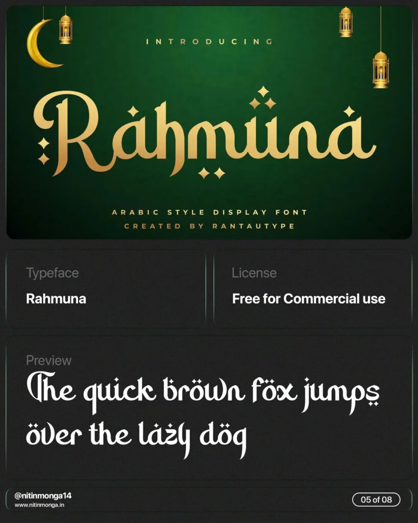 Best Arabic Fonts
