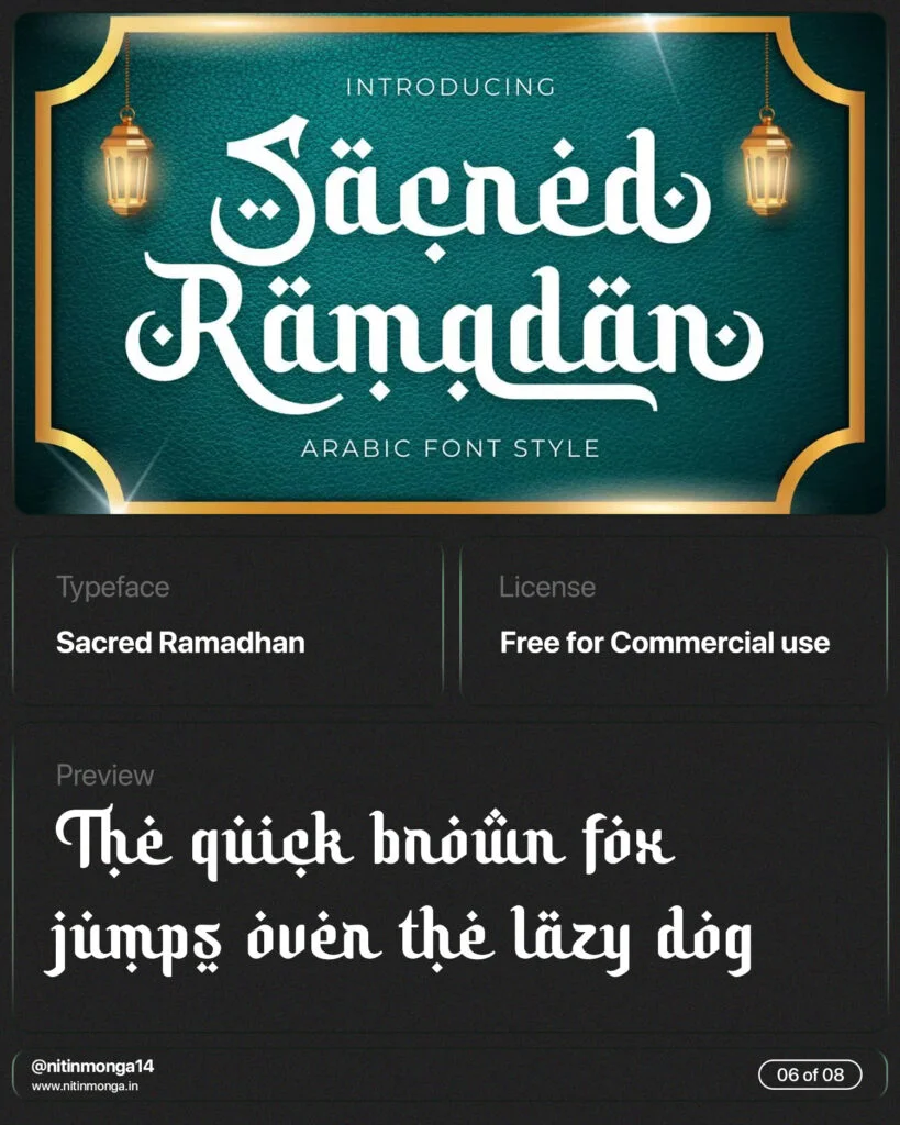 Best Arabic Fonts