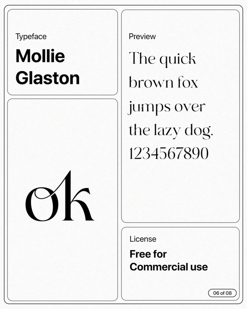 Mollie Glaston Font