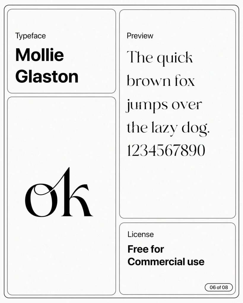 Mollie Glaston Font
