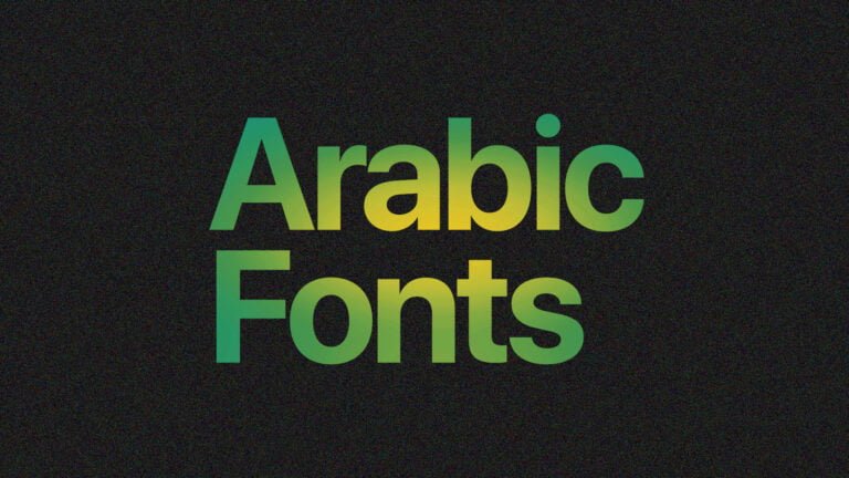 Best Arabic Fonts