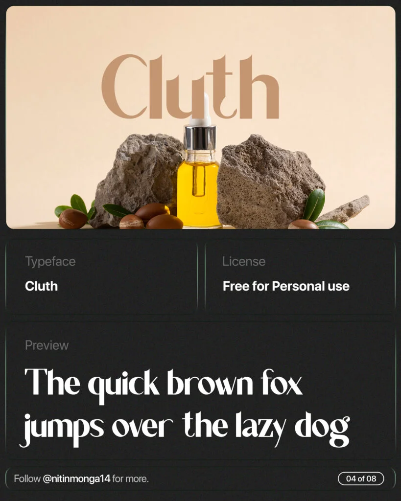 Best Fonts for Beauty Products