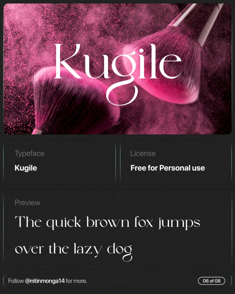 Best Fonts for Beauty Products