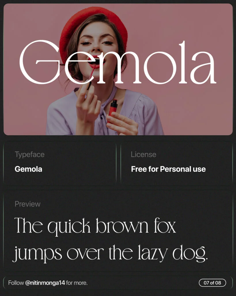 Best Fonts for Beauty Products