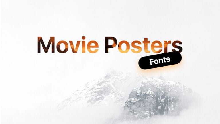 Best Free Movie Poster fonts