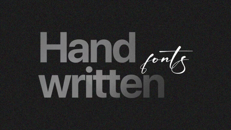 best handwritten fonts
