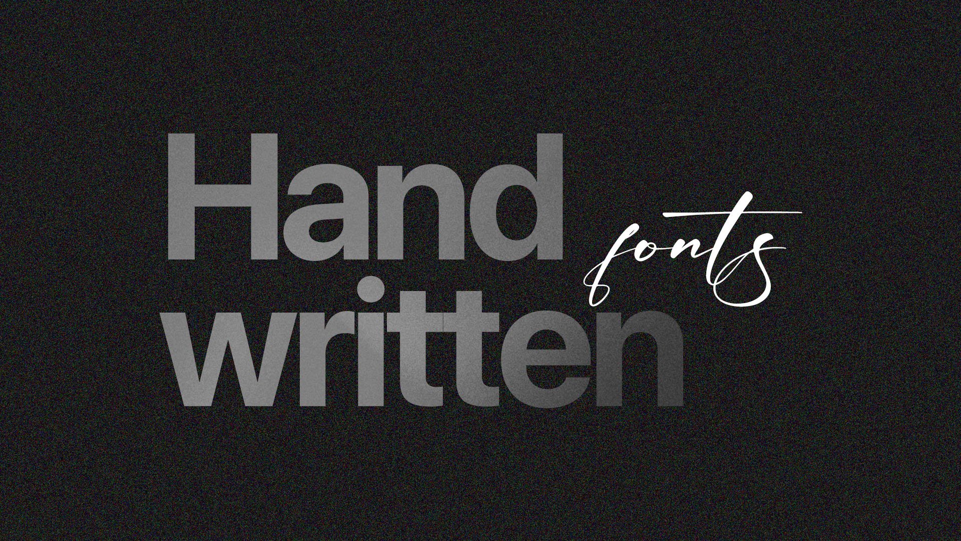 best handwritten fonts