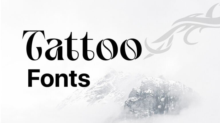 Tattoo Fonts