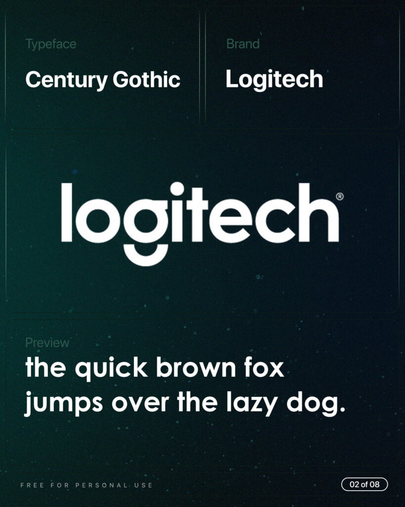 logitech font