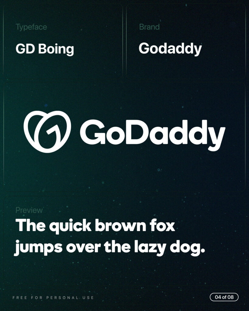 godaddy font