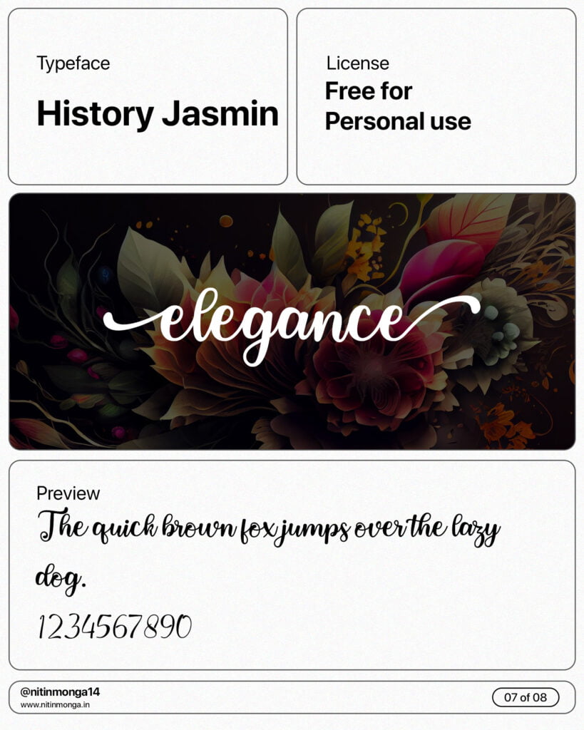 history jasmin