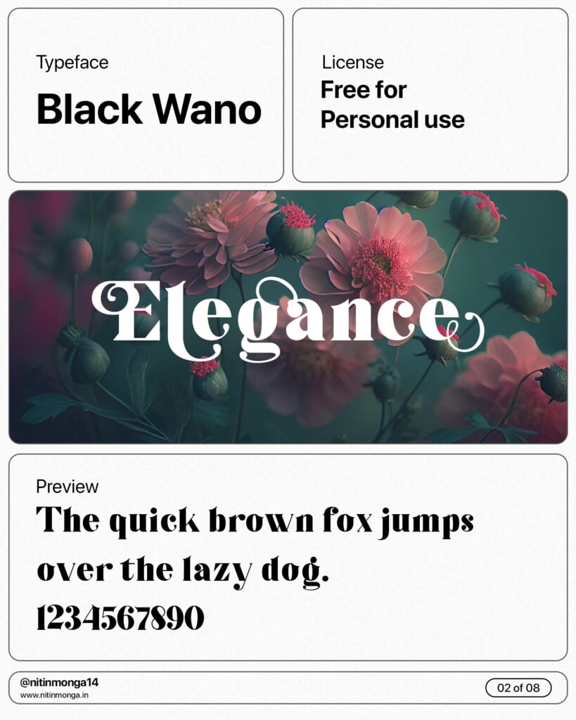 black wano font
