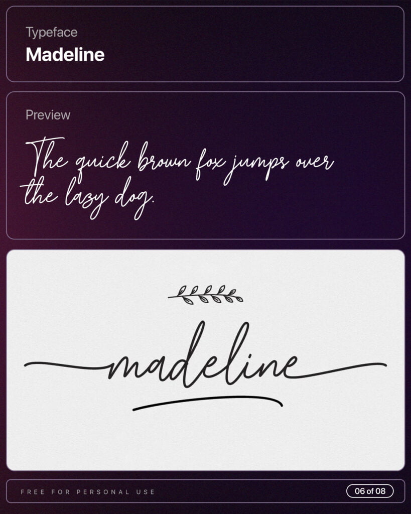 signature fontsArtboard 1 copy 6