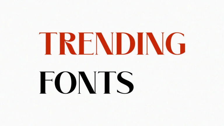 trending fonts 2024