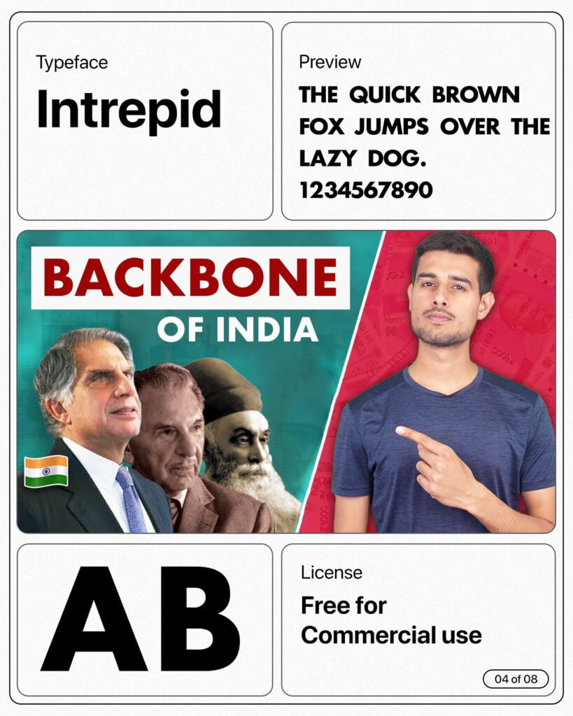 Intrepid font