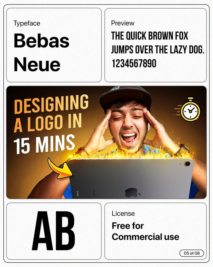 bebas neue font