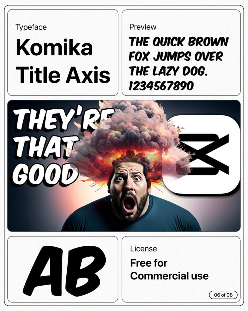 Komika Title Axis Font
