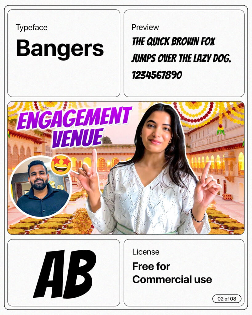 Bangers font