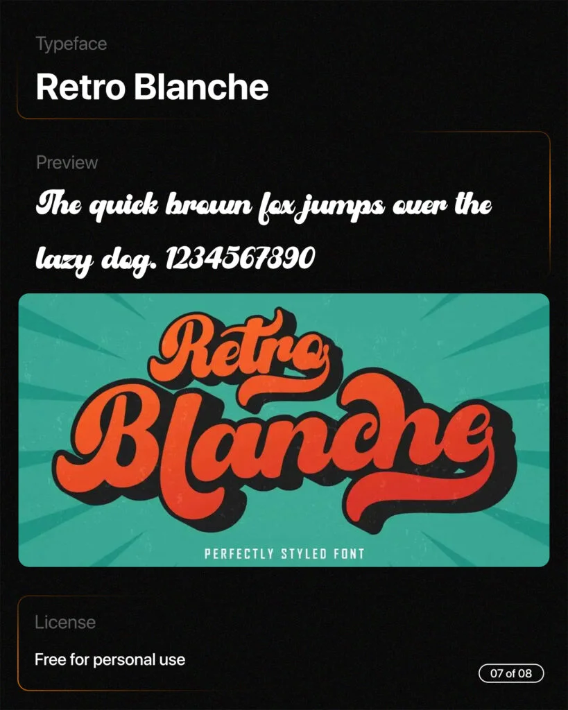 Best Retro Fonts 2024 free download Best Retro Fonts 2024 free download