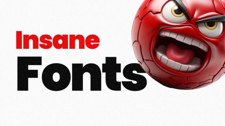insane fonts 2024