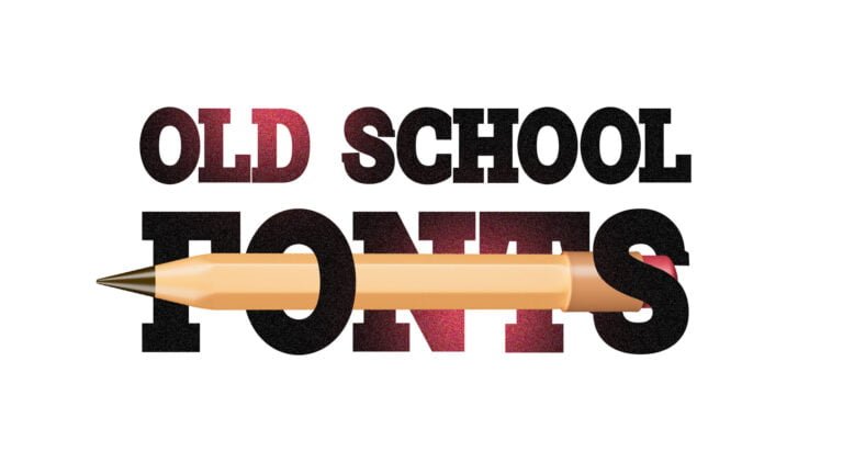 best old school fonts