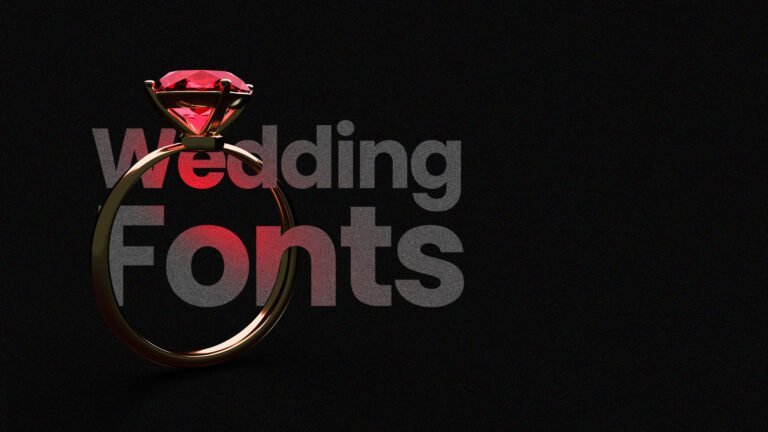 modern wedding fonts 2024
