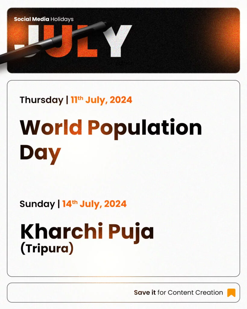 July 2024 Social Media Holidays July 2024 Social Media Holidays