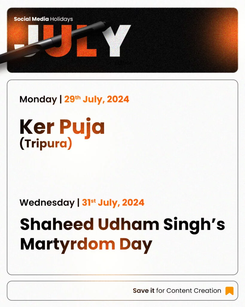 July 2024 Social Media Holidays July 2024 Social Media Holidays