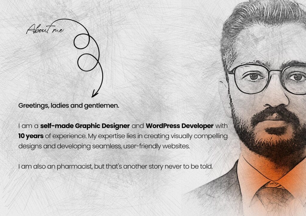 portfolio about us page design
