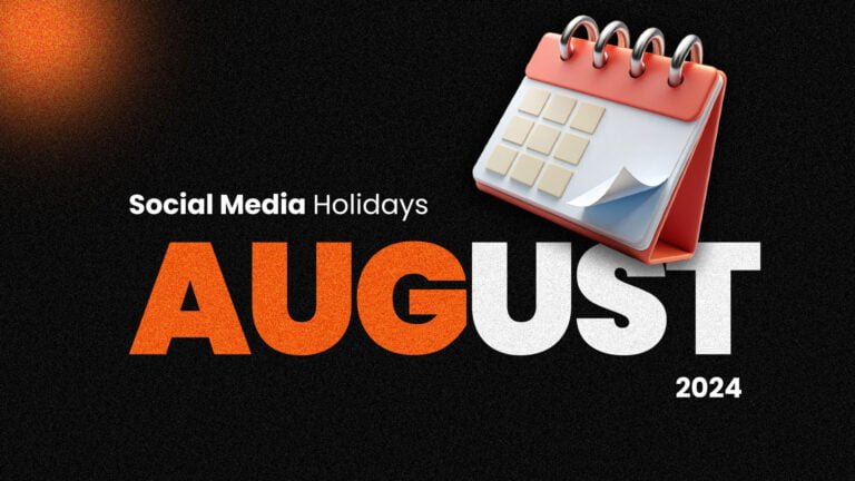 August Social Media Calendar 2024