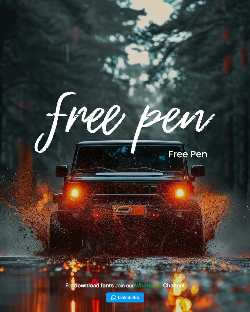 brush fonts5 min