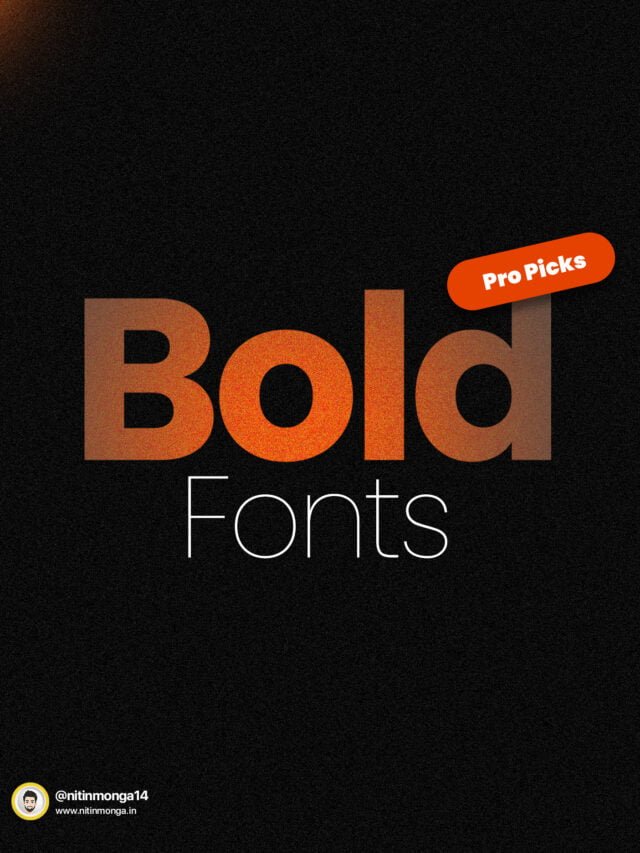 Bold Fonts Pick for Designers: Social Media, Packaging, and Beyond