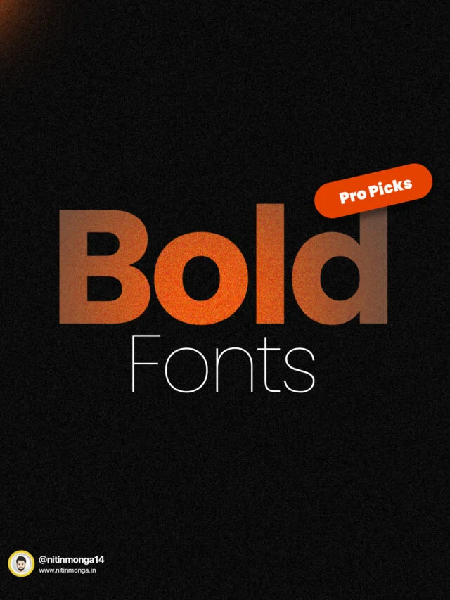 Bold Fonts Pick for Designers: Social Media, Packaging, and Beyond