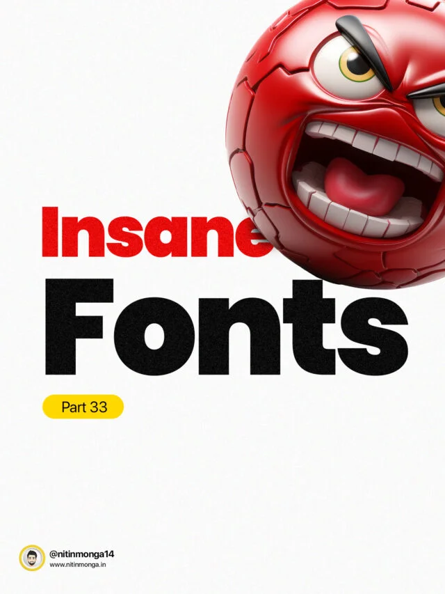 Insane Fonts 2024 - Best Fonts for Logo Design, Packaging Design and more.