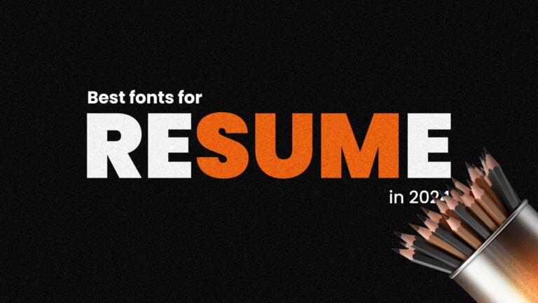 Best Resume Fonts