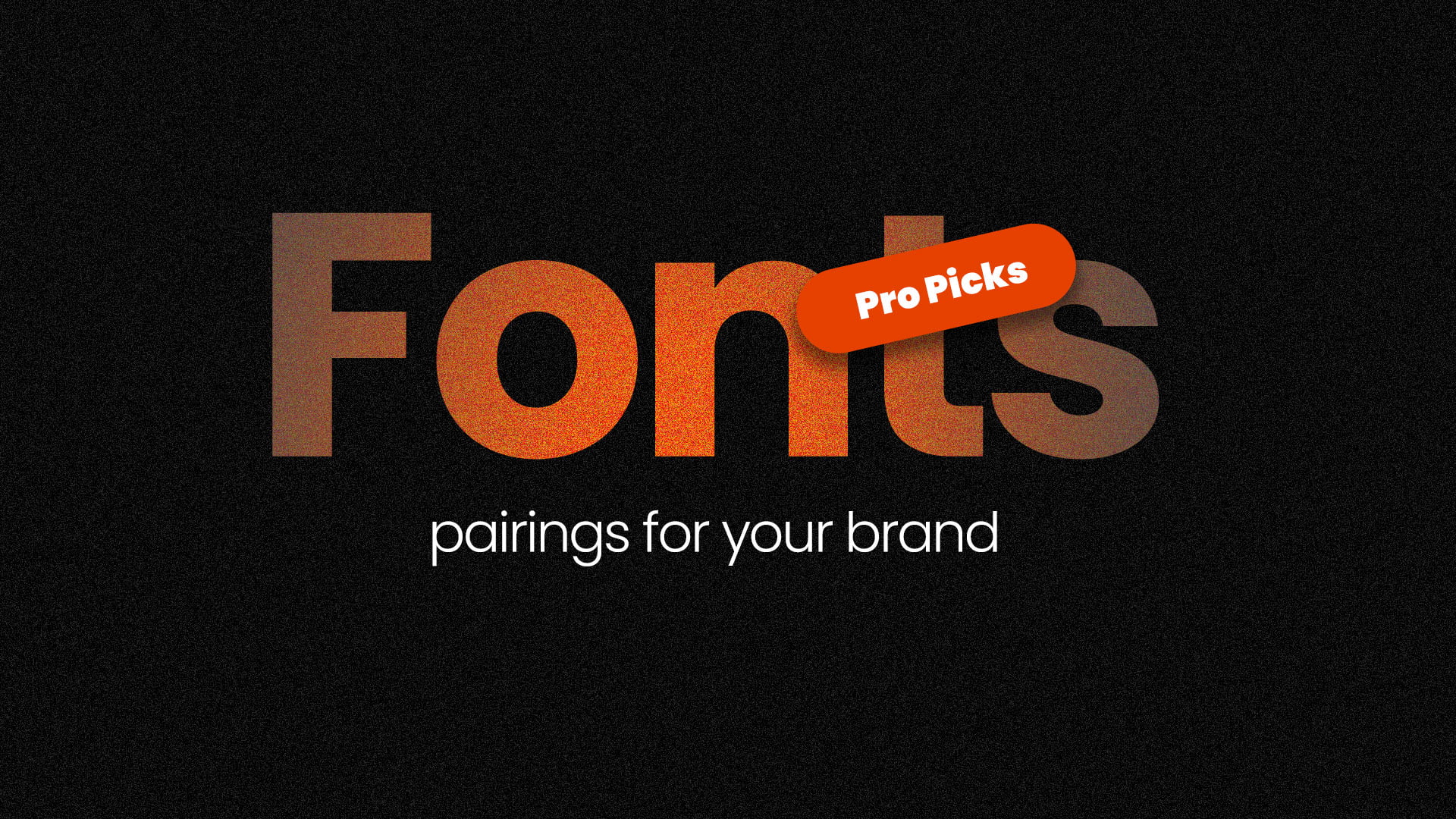 font pairings