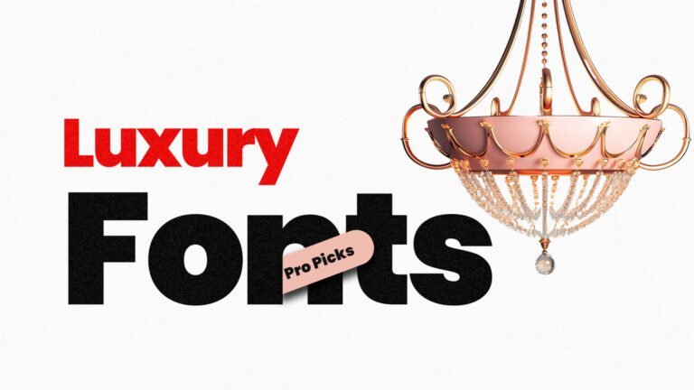 luxury fonts for logos. Luxury pendant light text is pro picks