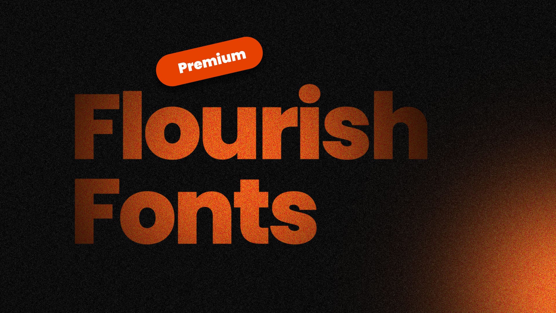 flourish fonts