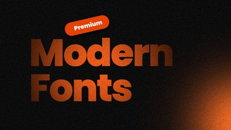 modern fonts