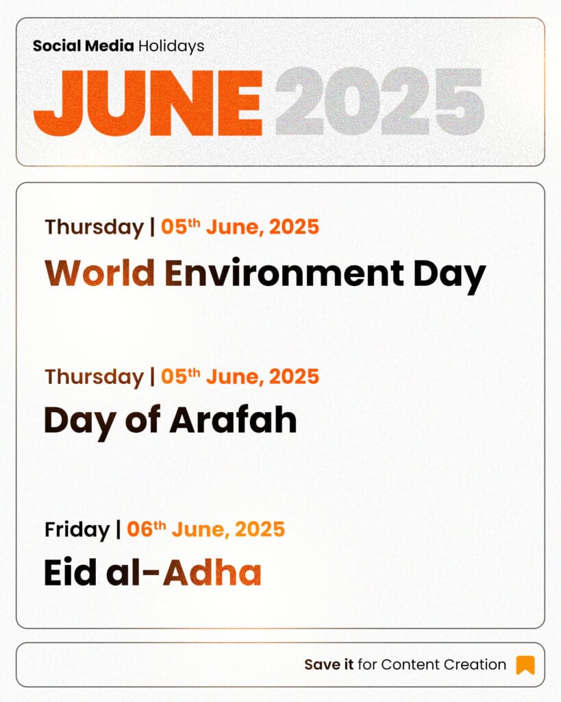 June 2025 holidays