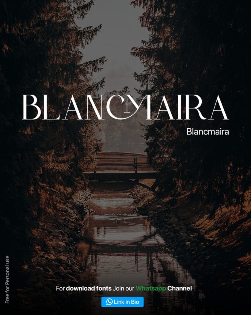 blancmaira ligature fonts
