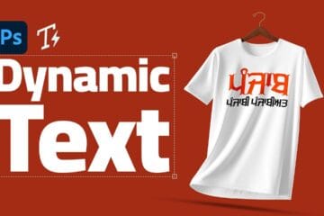 dynamic text photoshop