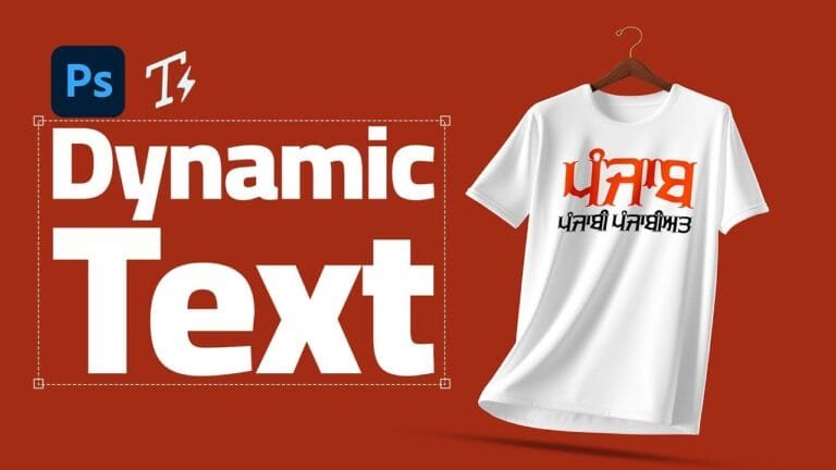 dynamic text photoshop