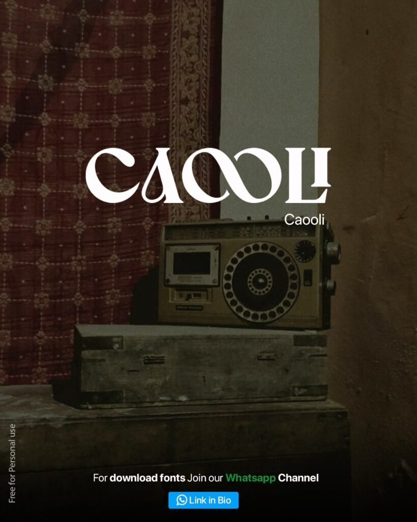 caooli retro font