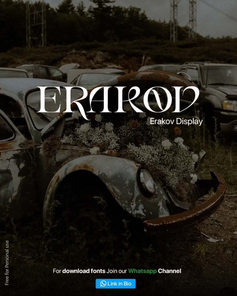 Erakov Display font