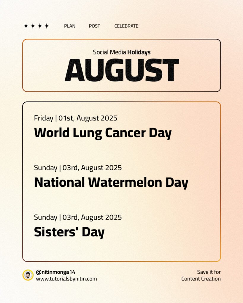 august 2025 calendar 1st to 3rd