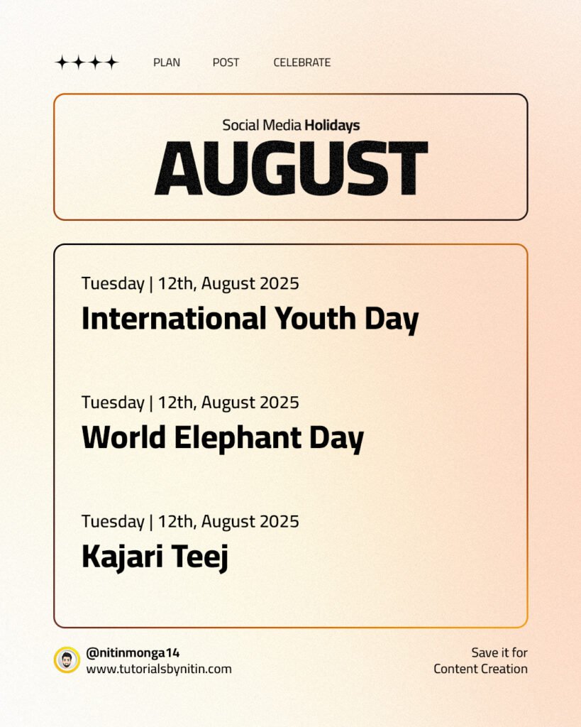 august 2025 calendar for 12th